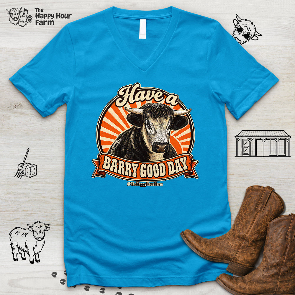 Have a BARRY Good Day V-Neck Tee