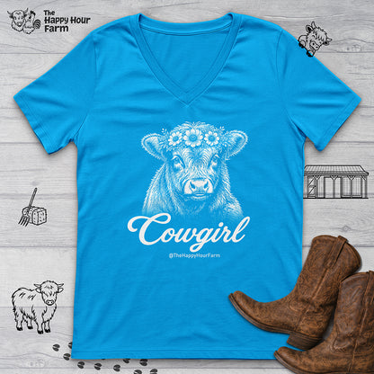 Cowgirl V-Neck Tee
