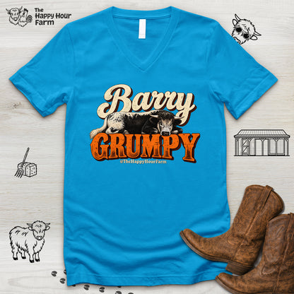 Barry Grumpy V-Neck Tee