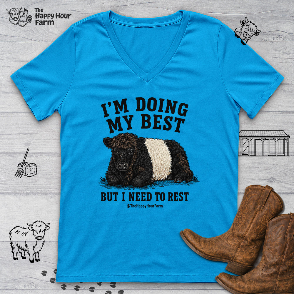 I'm Doing My Best V-Neck Tee