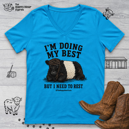 I'm Doing My Best V-Neck Tee