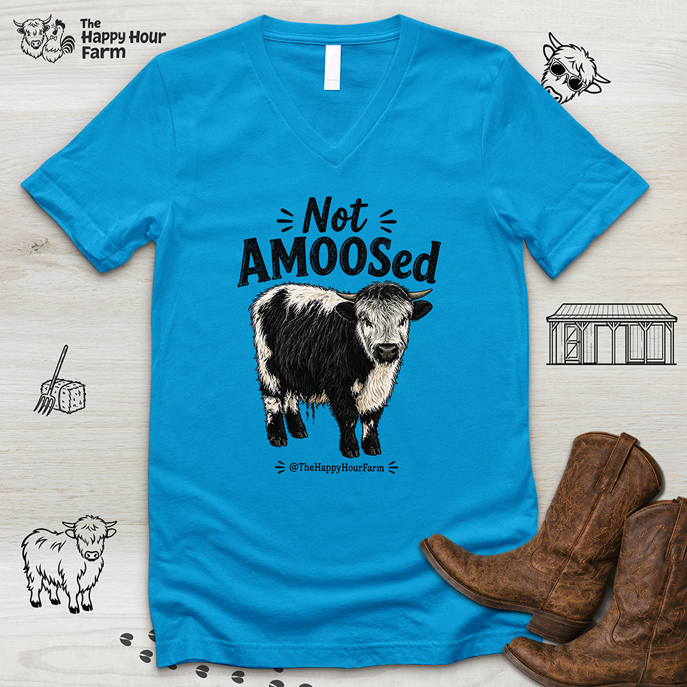 Not AMOOSed V-Neck Tee