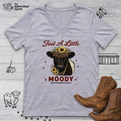 Just a Little Moody 2 V-Neck Tee