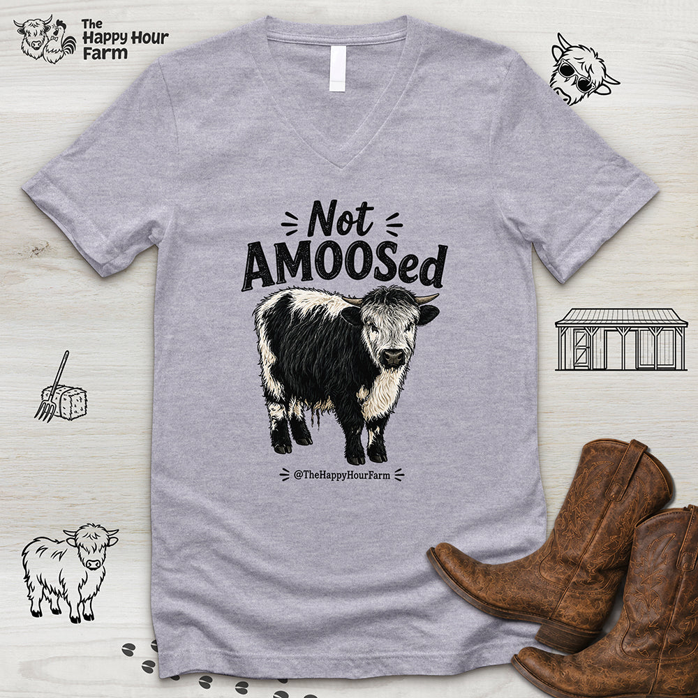 Not AMOOSed V-Neck Tee