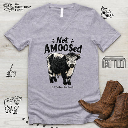 Not AMOOSed V-Neck Tee