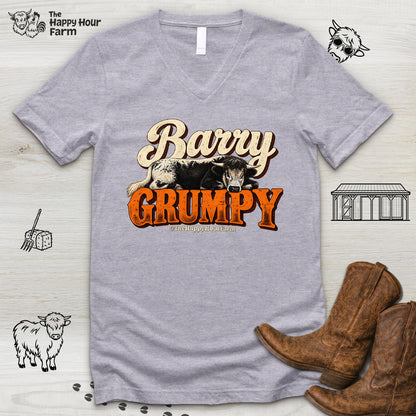 Barry Grumpy V-Neck Tee