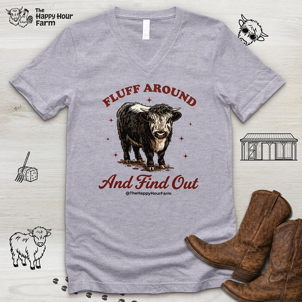 Fluff Around & Find Out V-Neck Tee