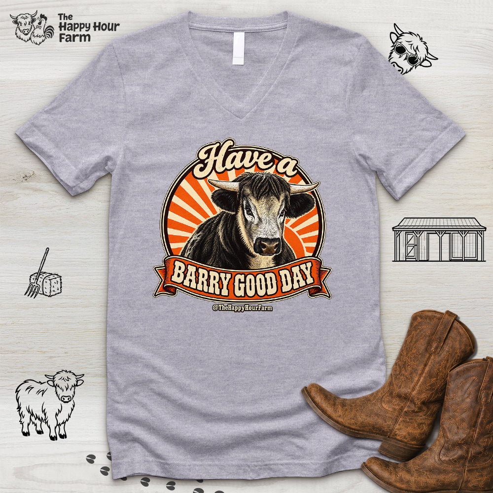 Have a BARRY Good Day V-Neck Tee