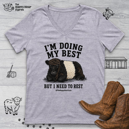 I'm Doing My Best V-Neck Tee