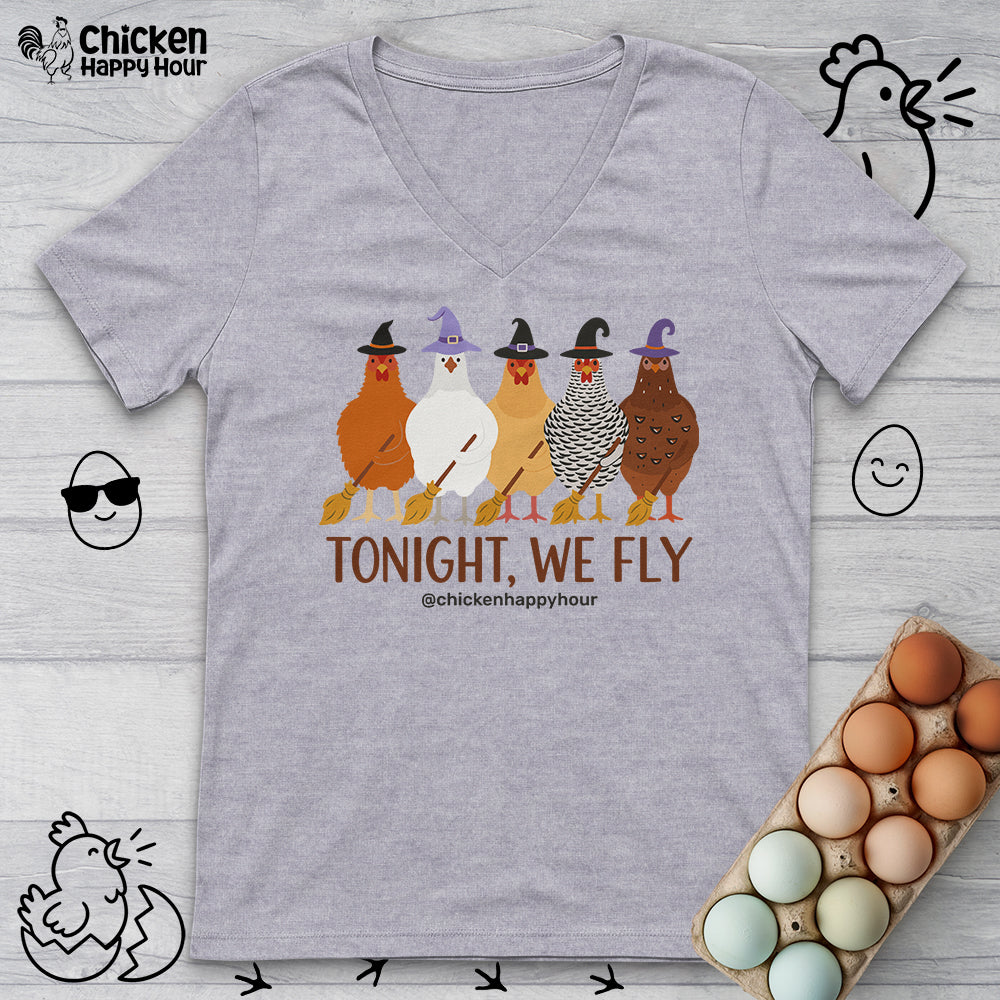 Tonight We Fly V-Neck Tee
