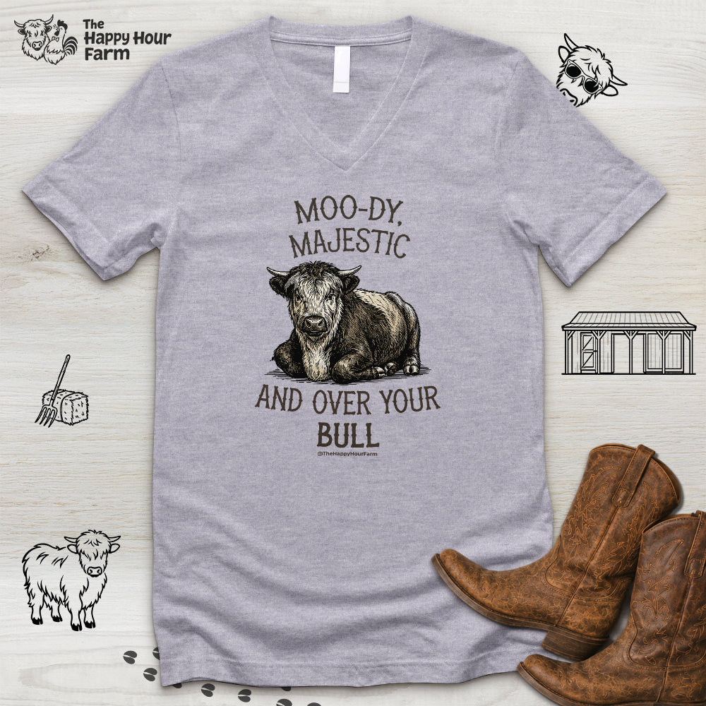 Moody Majestic V-Neck Tee