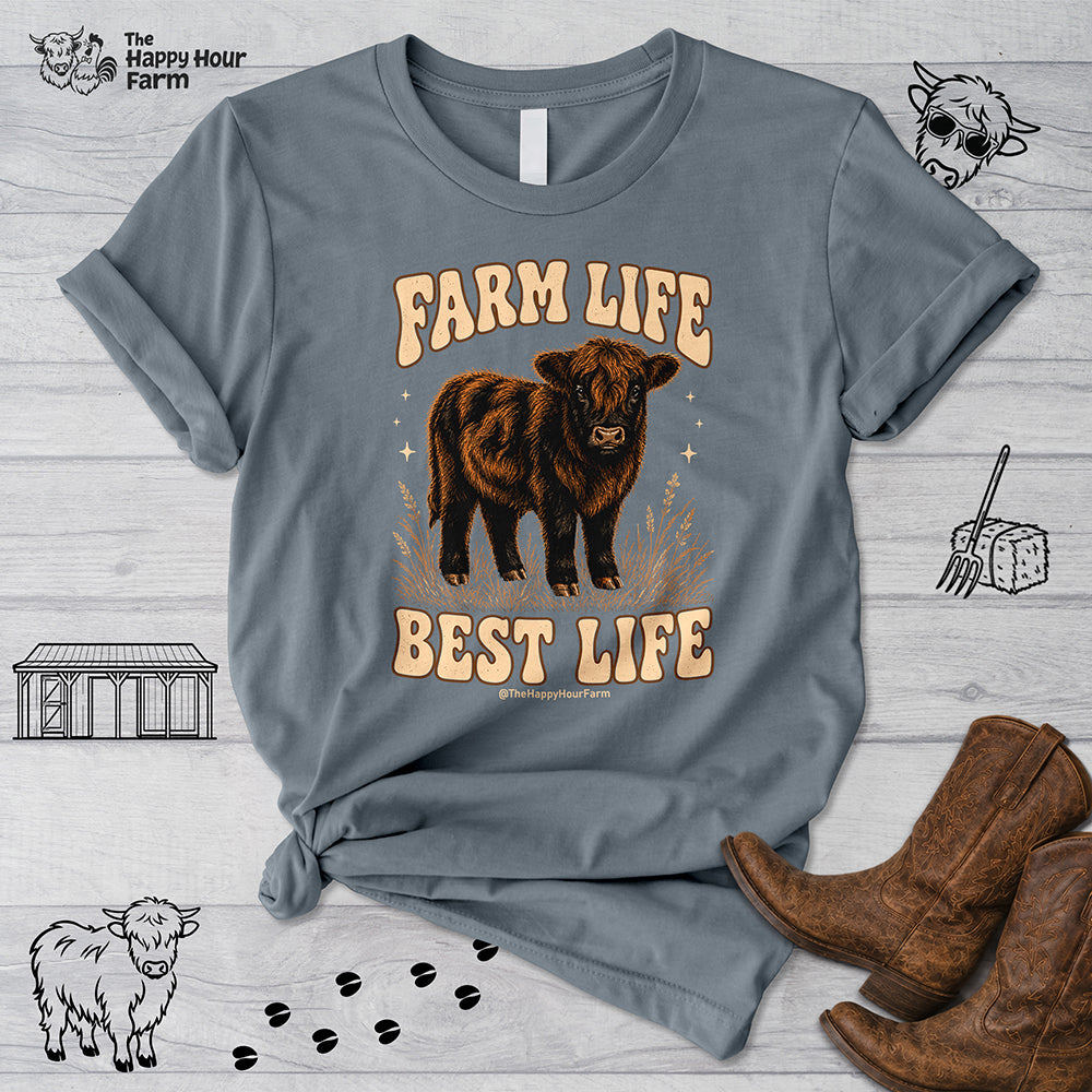 Farm Life Best Life Unisex Tee