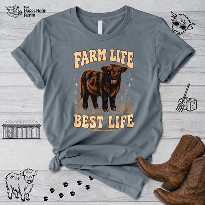 Farm Life Best Life Unisex Tee