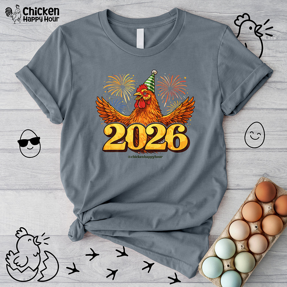 New Year Chicken 2026 Unisex Tee