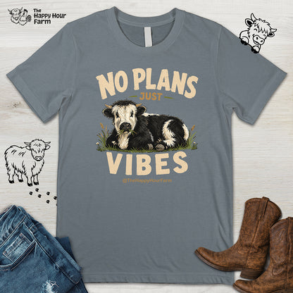 No Plan Just Vibes Unisex Tee