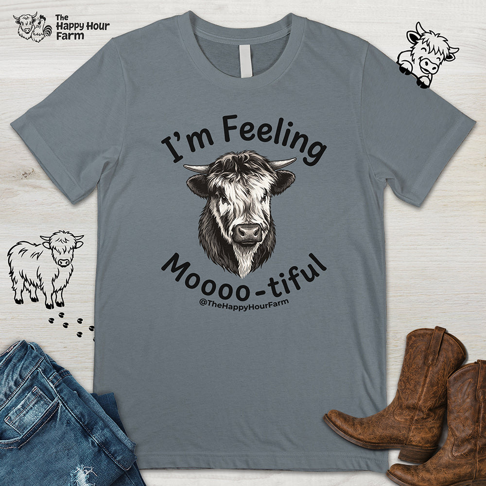 I'm Feeling Moooo-tiful Unisex Tee