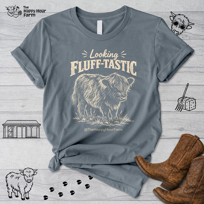 Looking FLUFF-TASTIC Unisex Tee
