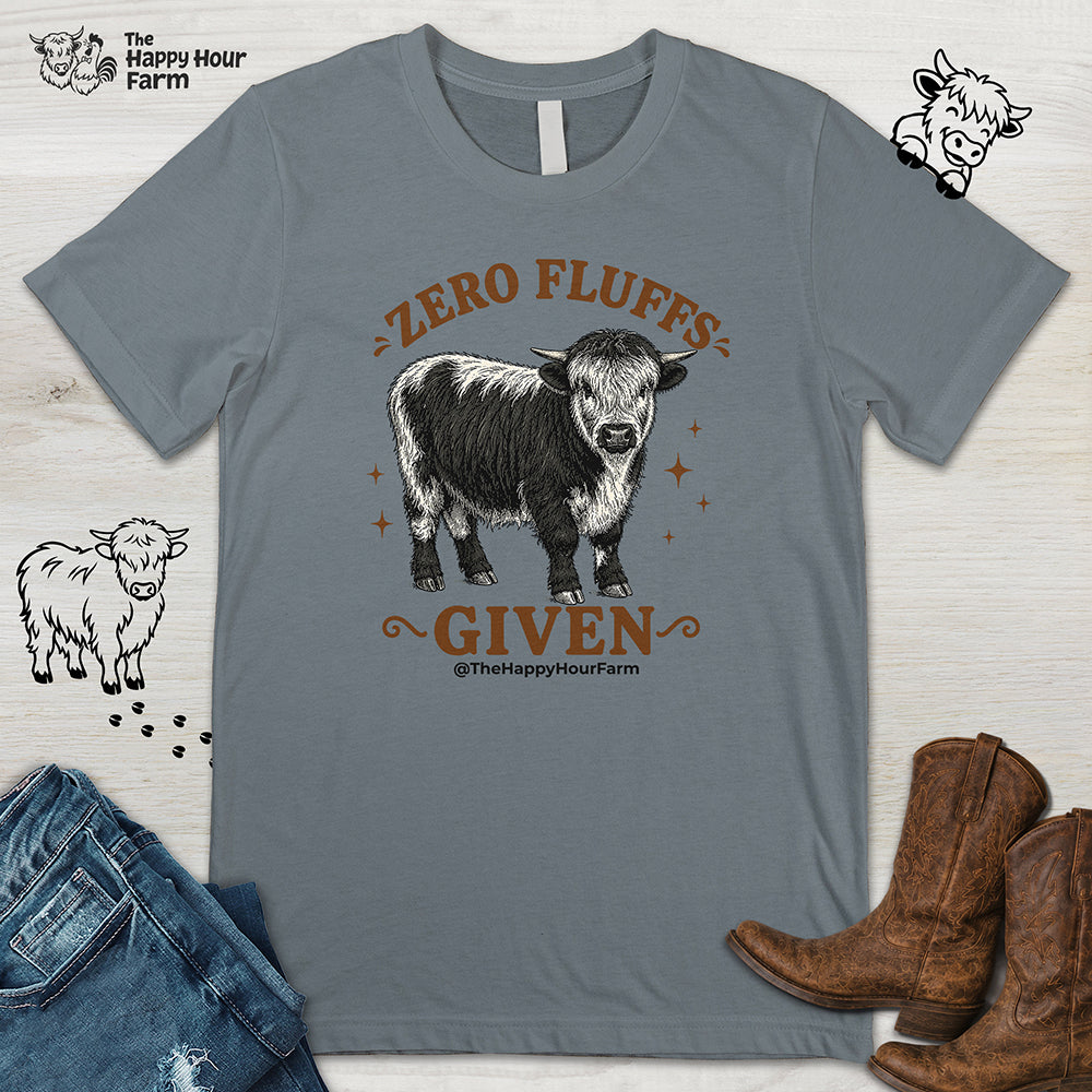 Zero Fluffs Given Unisex Tee