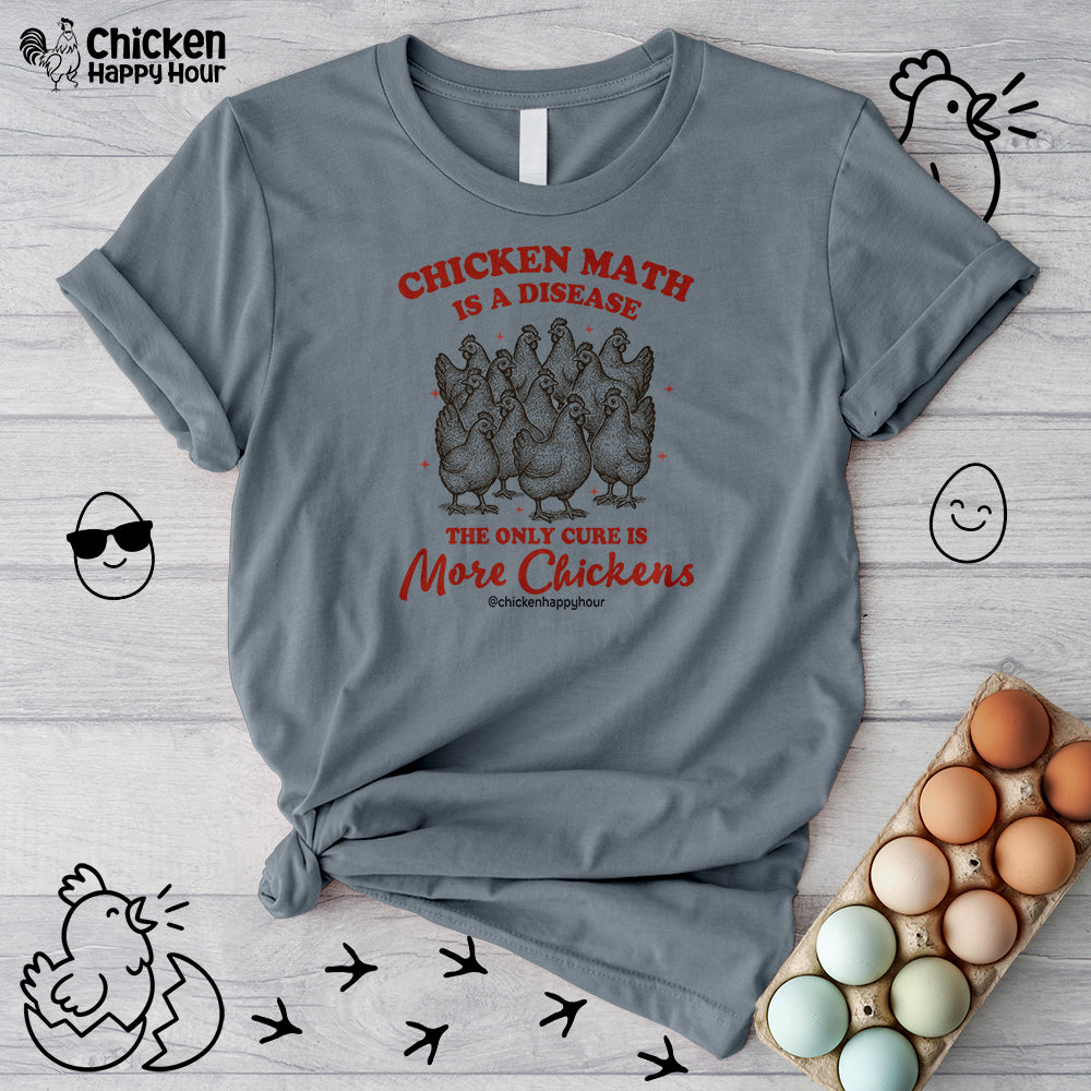 Chicken Math is a Disease Unisex Tee