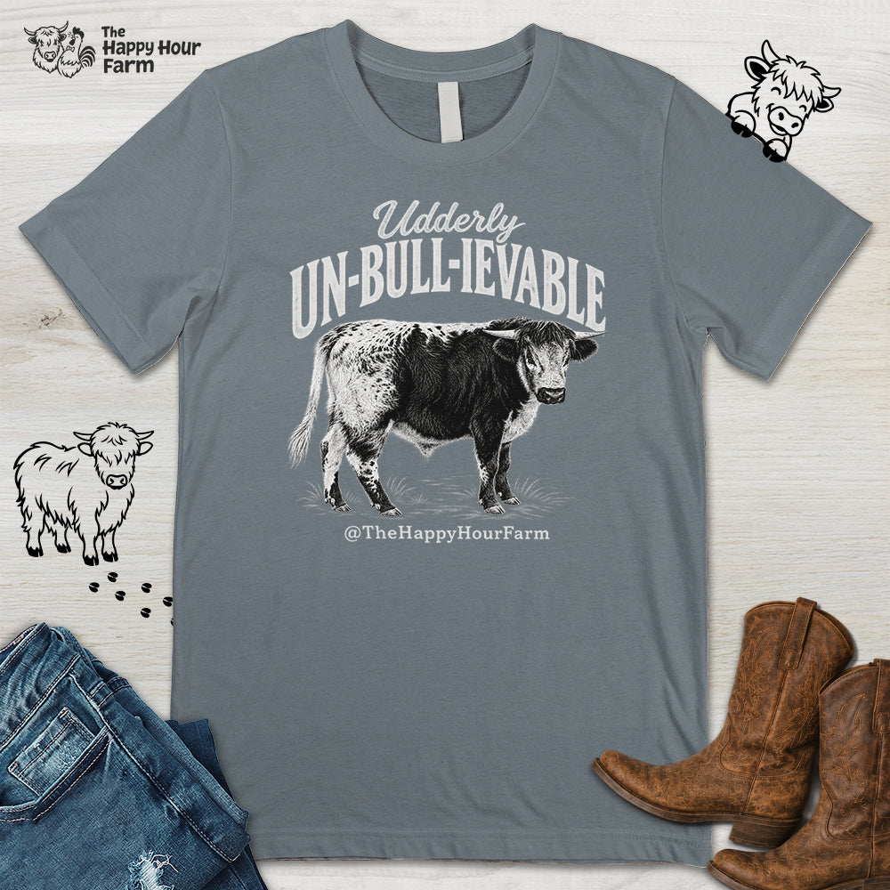 Udderly UN-BULL-IEVABLE Unisex Tee