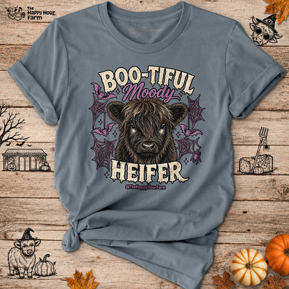 Bootiful Moody Heifer Unisex Tee