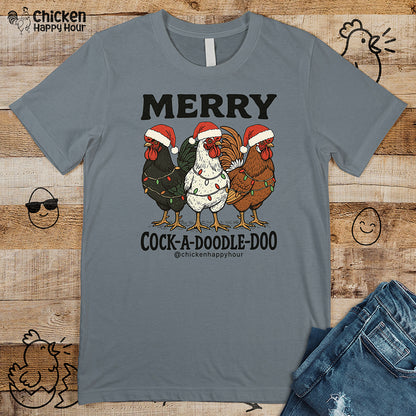 Merry Cock  a Doodle Doo Unisex Tee