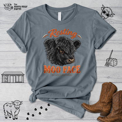 Resting MOO FACE Unisex Tee