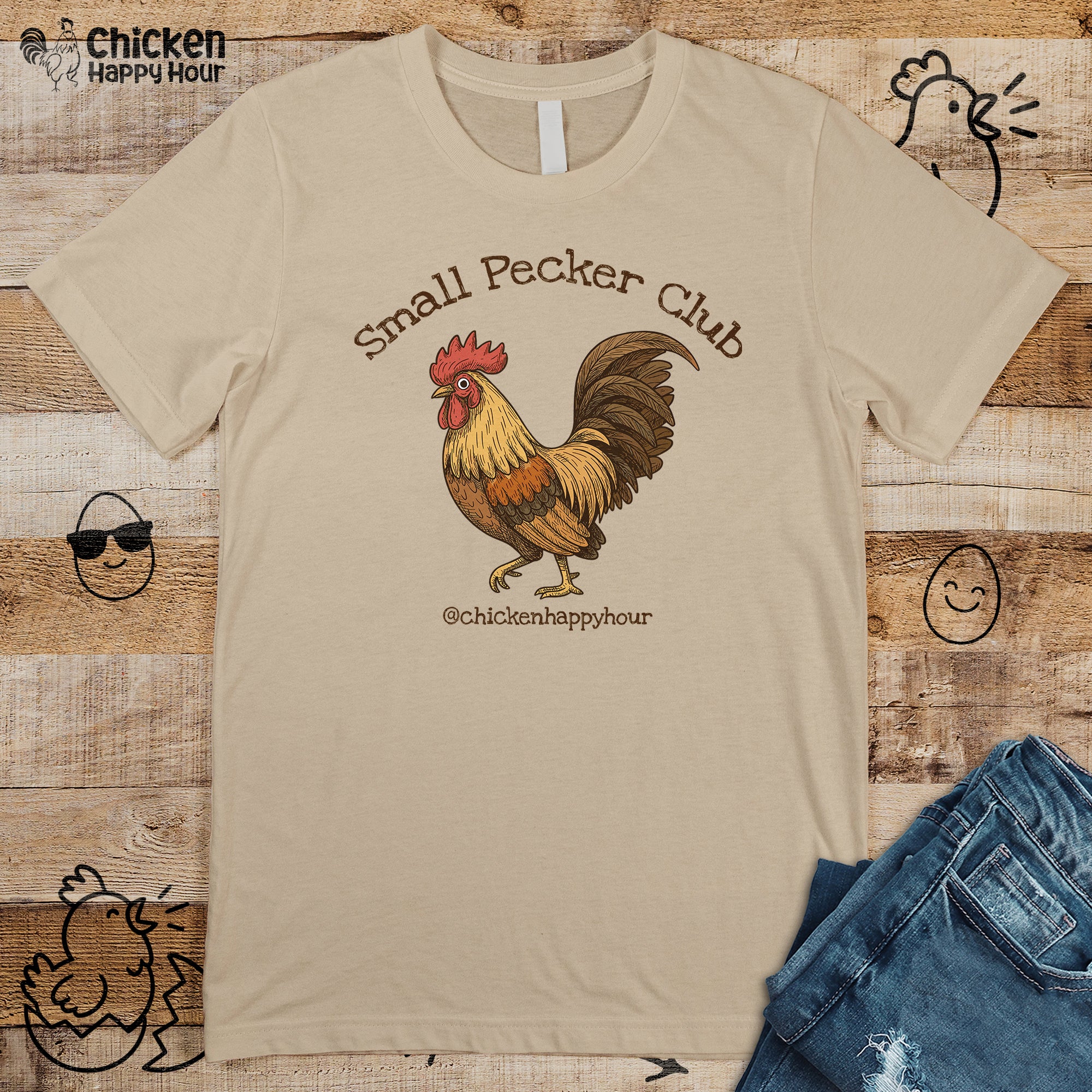 Small Pecker Club Unisex Tee