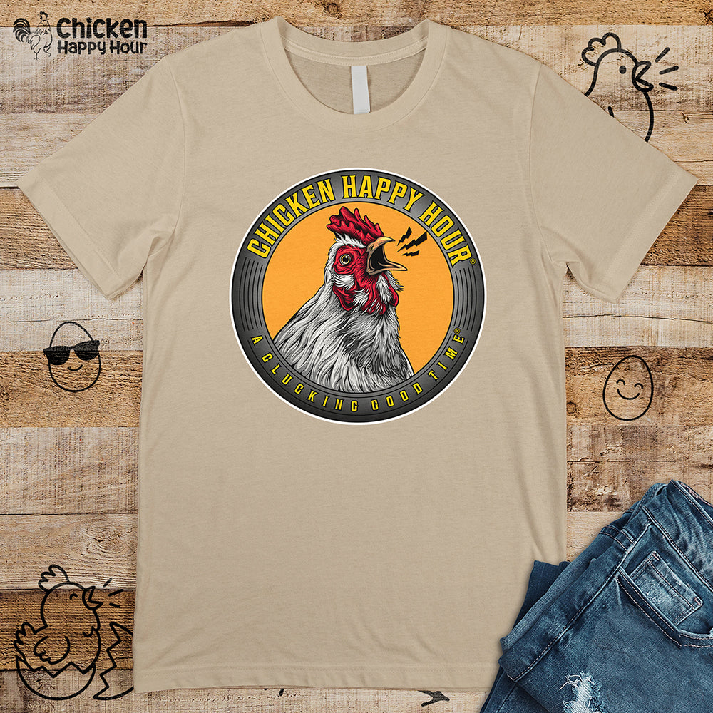 Chicken Happy Logo Unisex Tee