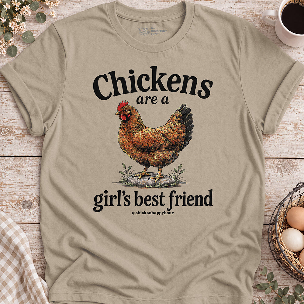 Chickens Are A Girl’s Best Friend Unisex Tee