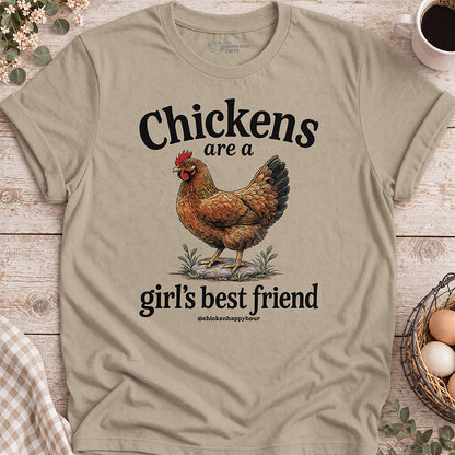 Chickens Are A Girl’s Best Friend Unisex Tee