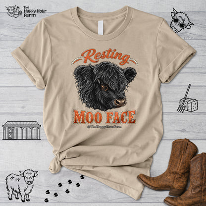 Resting MOO FACE Unisex Tee