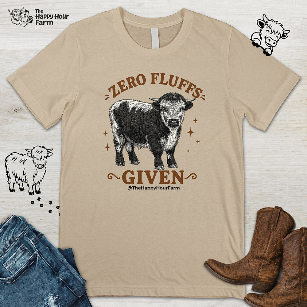 Zero Fluffs Given Unisex Tee