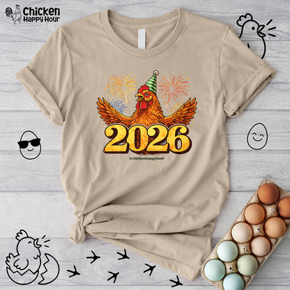 New Year Chicken 2026 Unisex Tee