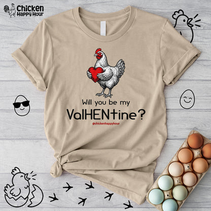 Will you be my ValHENtine Unisex Tee