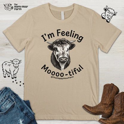 I'm Feeling Moooo-tiful Unisex Tee