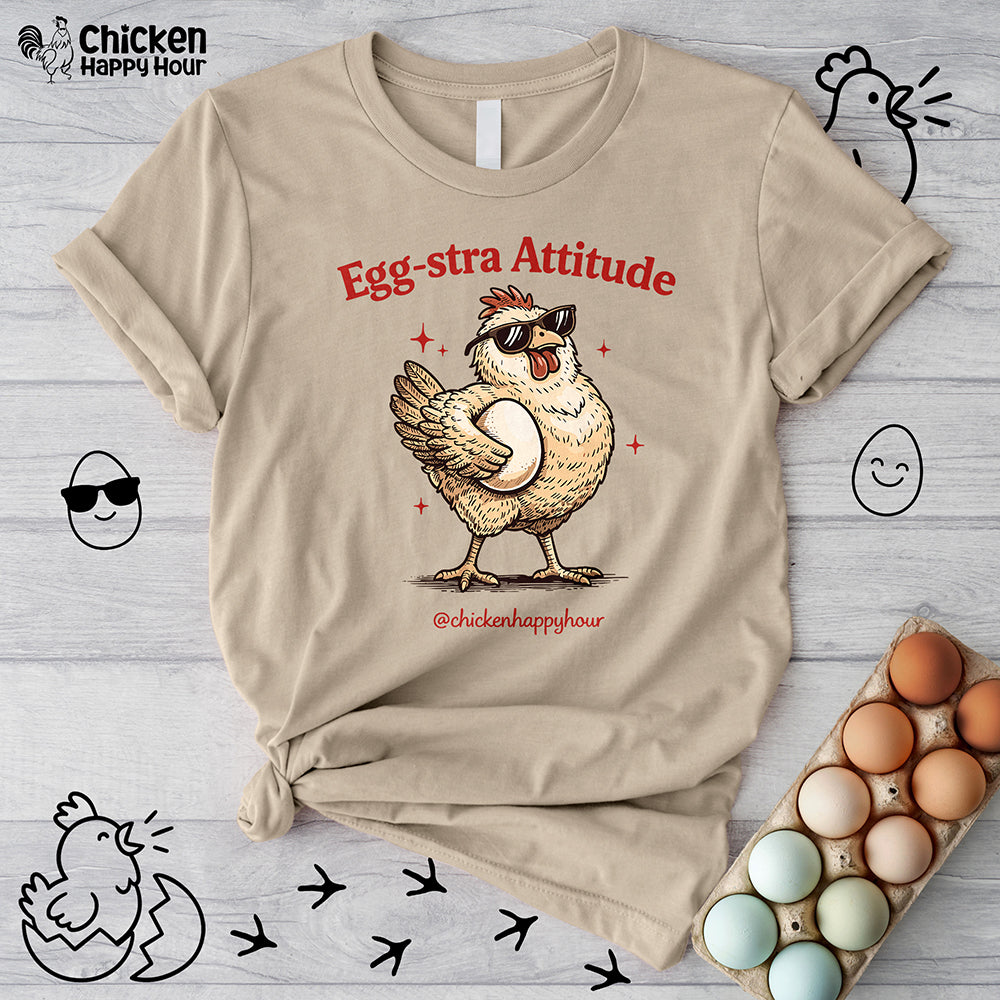 Egg-stra Attitude Unisex Tee