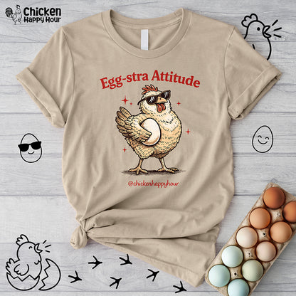 Egg-stra Attitude Unisex Tee