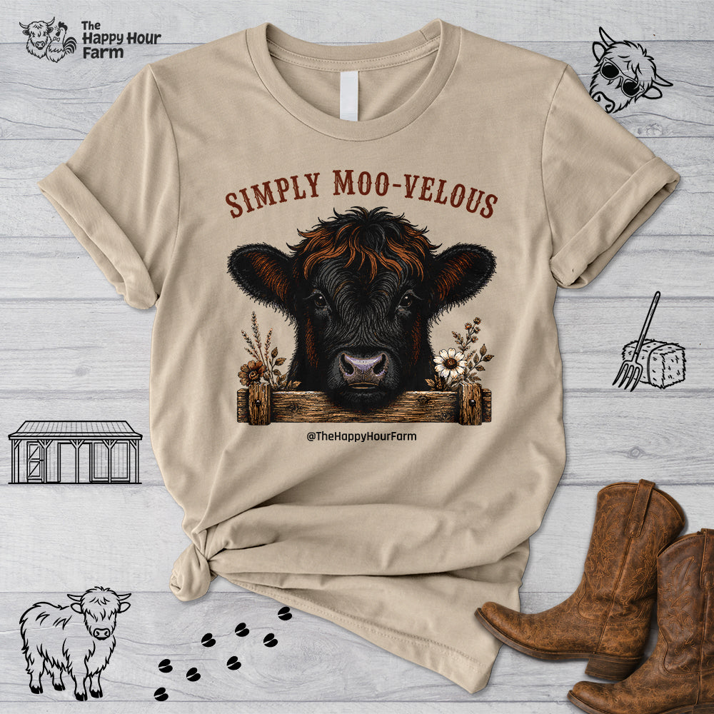 Simply Moo-Velous Unisex Tee