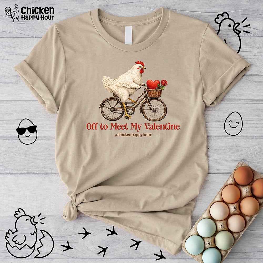 Off to Meet My Valentine Unisex Tee