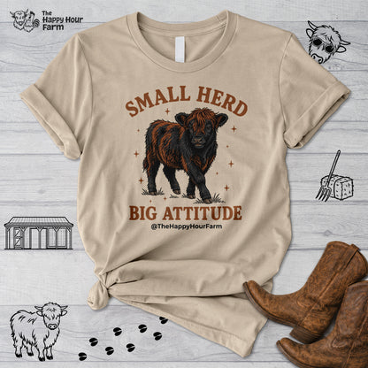 Small Herd Big Attitude Unisex Tee