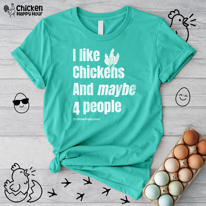 I Like Chickens Unisex Tee