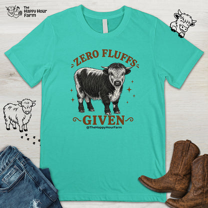 Zero Fluffs Given Unisex Tee