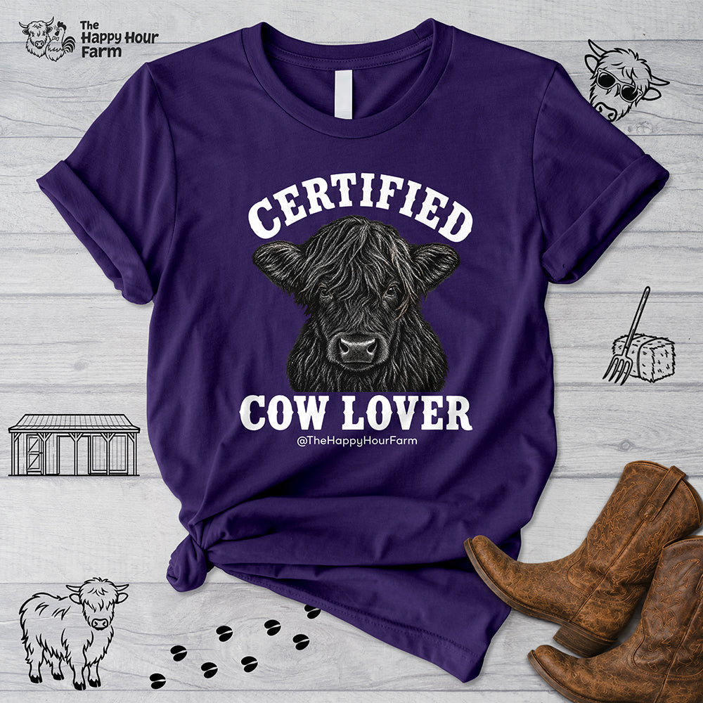 Certified Cow Lover Unisex Tee