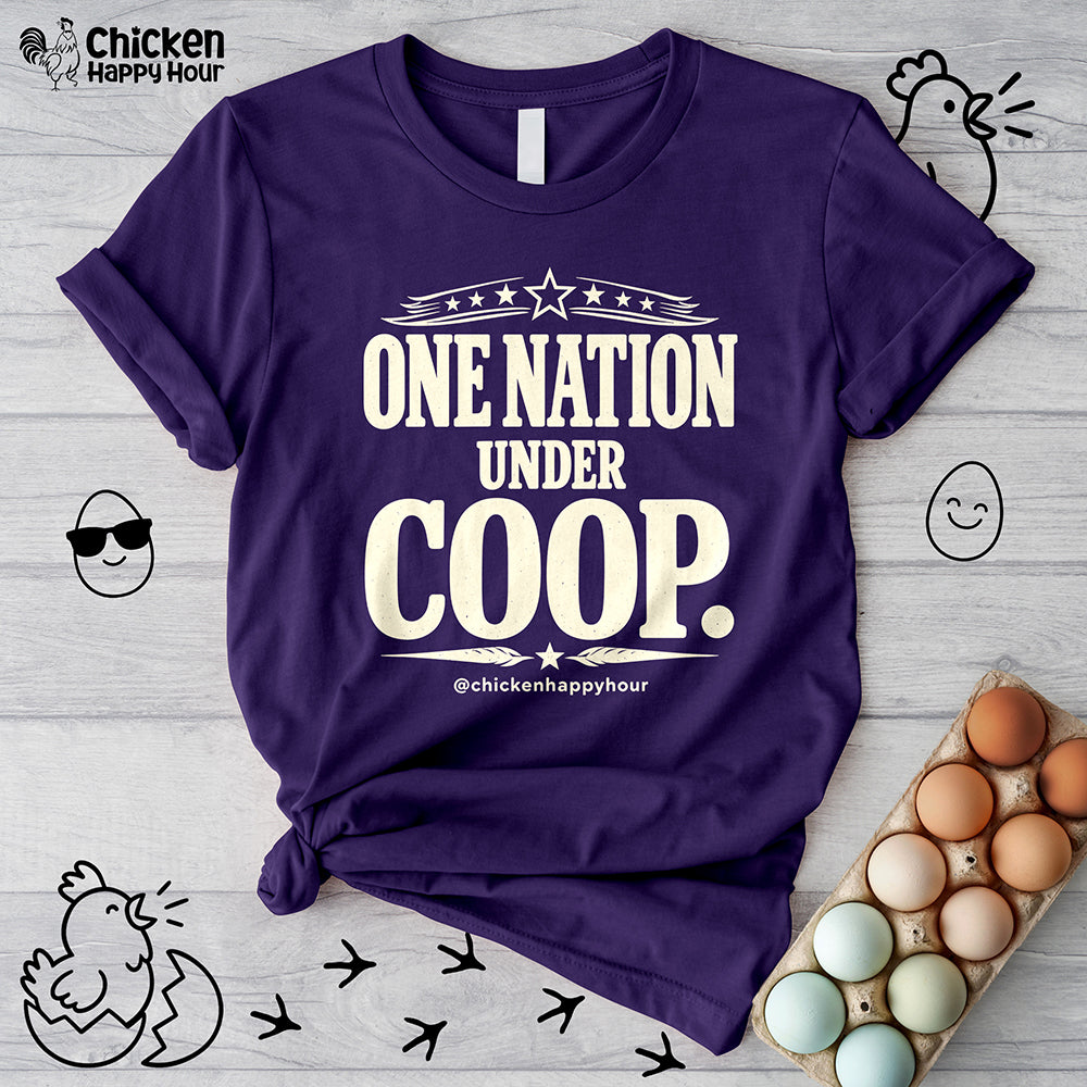 One Nation Under Coop Unisex Tee