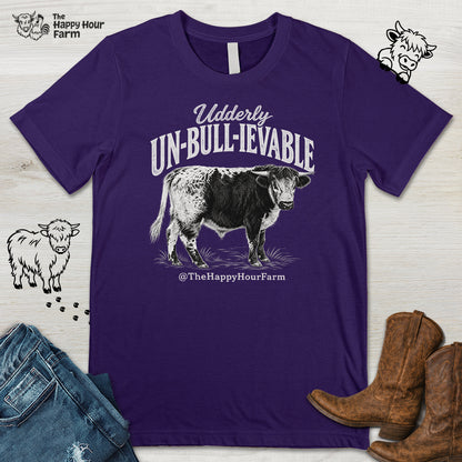 Udderly UN-BULL-IEVABLE Unisex Tee