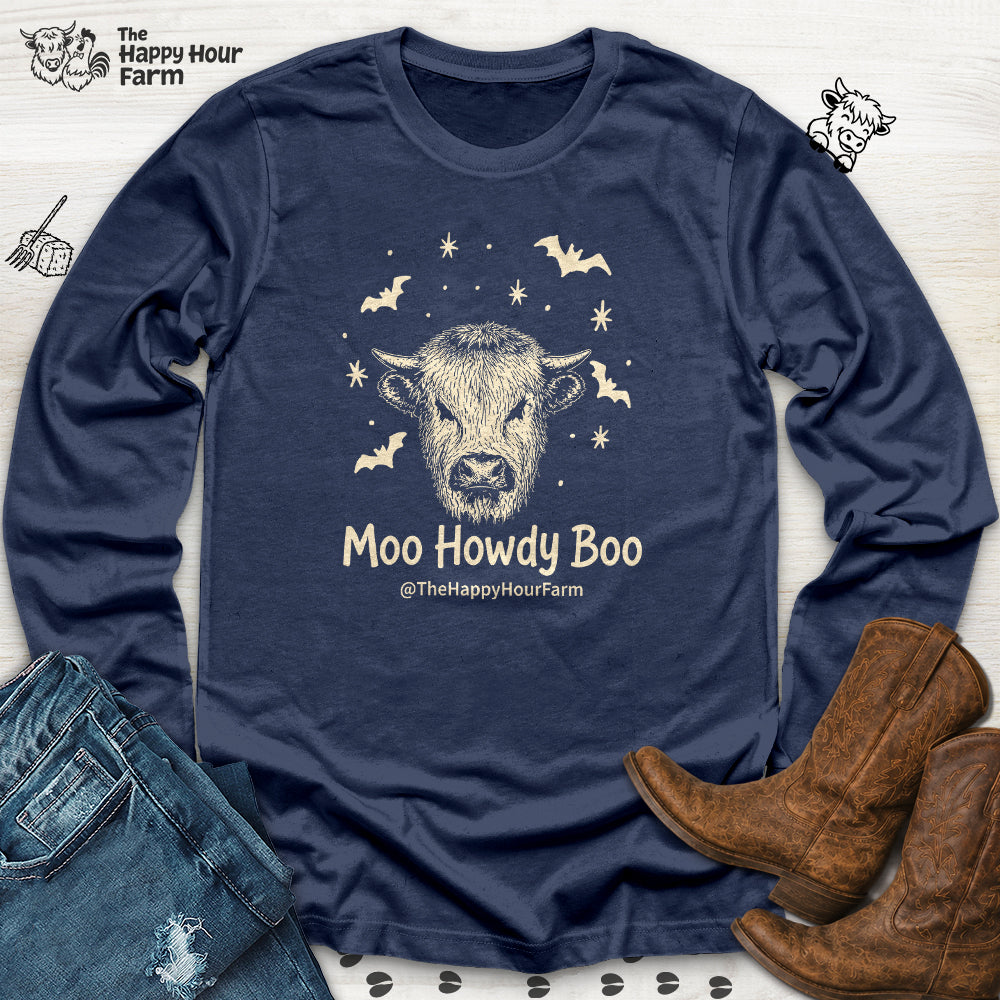 Moo Howdy Boo Long Sleeve