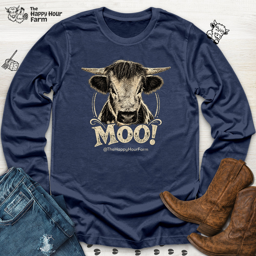 Moo! Long Sleeve