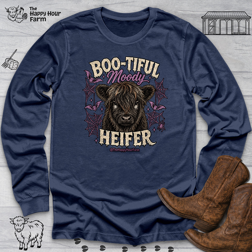 Bootiful Moody Heifer Long Sleeve