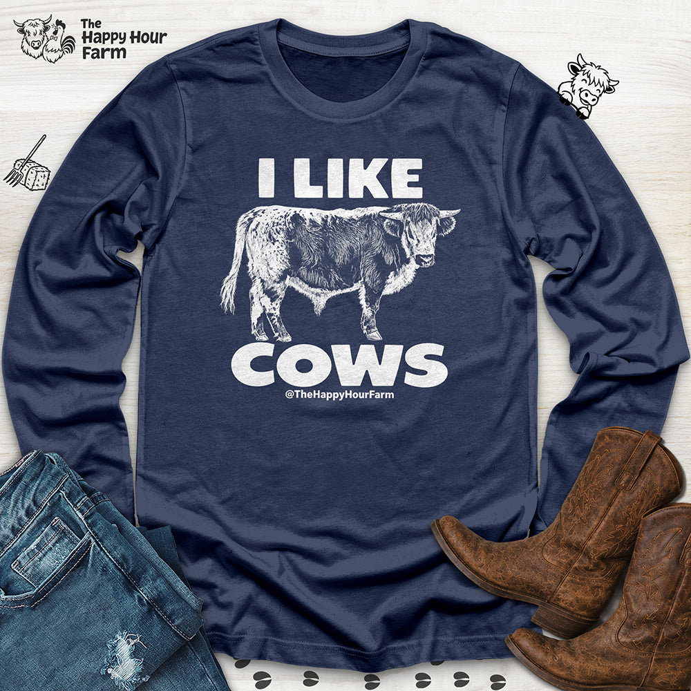 I Like Cows Long Sleeve
